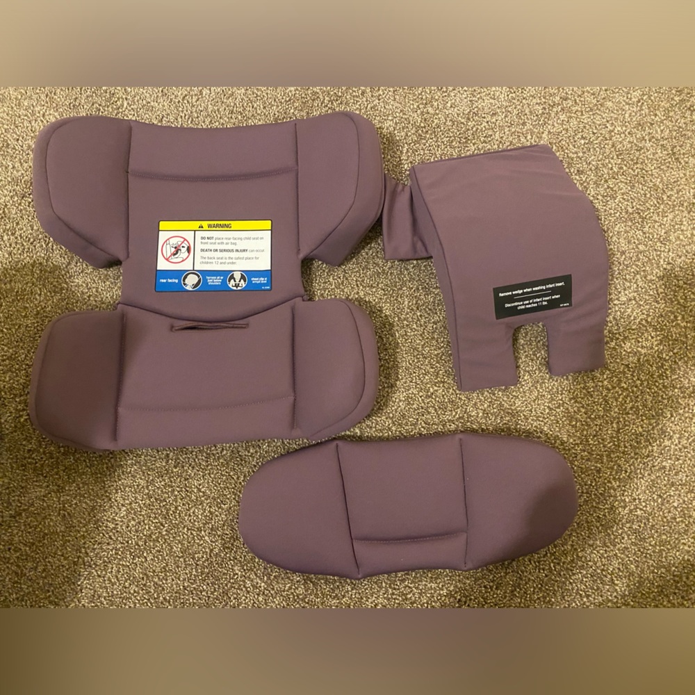 Nuna rava infant inserts color rose